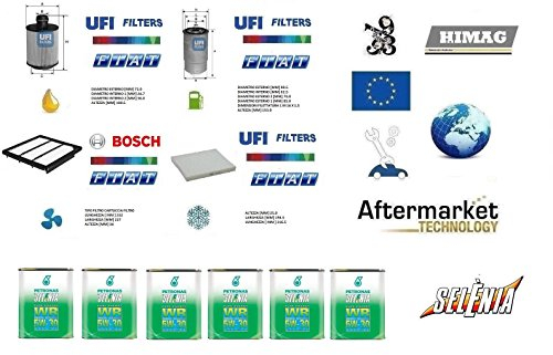 Kit Filtri Tagliando + 6 Litri Olio Selenia 5W30