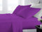 Banzaii Completo Lenzuola Singolo 100% Puro Cotone Alta qualità Made in Italy (per materassi 80/90 cm, altezza fino a 30 cm) Viola