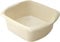 Galleries Rectangular Plastic Large Washing Up Bowl 9.5 Litre Size (Linen Cream)