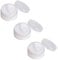 Lurrose 3Pcs Refillable Loose Powder Containers with Puff, Portable Makeup Storage Case for Travel and Home, 20g Capacity