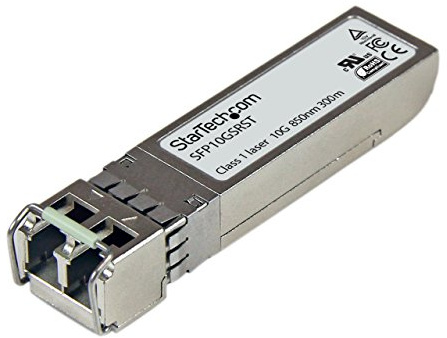 StarTech MSA Uncoded Compatible SFP+ Module, 10GBASE-SR, LC 300m, 850nm | 10GbE Multi Mode Fibre Optic Transceiver, 10GE Gigabit Ethernet SFP+, DDM, SFP-10GBASE-SR-ST