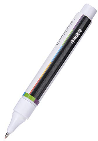 Garosa Leitfähiger elektronischer Stift, Goldener Tinten-Farben-Stift für DIY-Stromkreis-Reparatur-Zug-Tastatur-Leiterplatten-Reparatur-Werkzeug