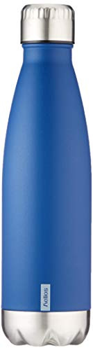 Helios Isolierflasche Enjoy 0,5 Liter, Edelstahl, rot, Drehverschluss