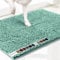 Muddy Mat® AS-SEEN-ON-TV Highly Absorbent Microfiber Door Mat and Pet Rug, Non Slip Thick Washable Area and Bath Mat Soft Chenille for Kitchen Bedroom Indoor and Outdoor - Seafoam Green Large 35X24