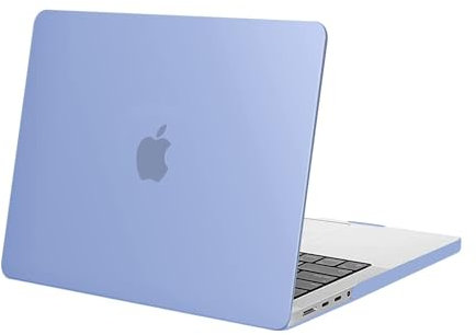 MOSISO Custodia Compatibile con MacBook Pro 14 Cover M4 M3 M2 M1 Pro Max 2025 2024 2023-2021 A3112 A3185 A3401 A2918 A2992 A2779 A2442,per MacBook Pro 14,2 display Liquid Retina Case, Serenita Blu