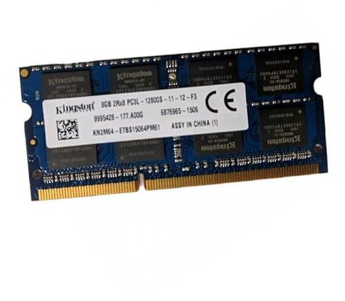 8 GB RAM DDR3 PC3L-12800S Kingston KN2M64-ETB 9995428-177.A00G SODIMM PC portatile