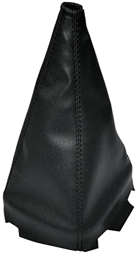 AERZETIX - C57778 - Schalthebel bag - schaltsack - schaltmanschette - kompatibel mit Citroen C1 I Peugeot 107 I Toyota Aygo I : ab 2005 - farbe von leder : schwarz - aus kunstleder