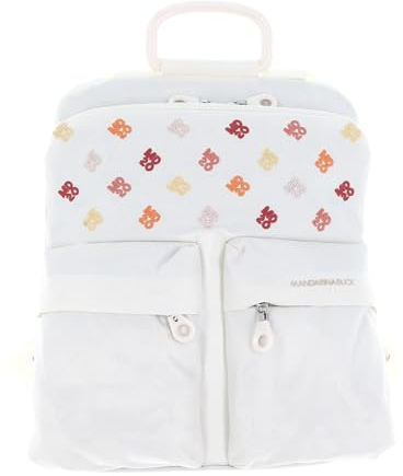 Mandarina Duck Md20 Blossom P10JGTZ4, Zaino, Donna Optical White, Taglia unica