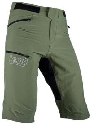 Leatt Pantalones Cortos MTB Enduro 3.0, Pino, 50W para Hombre