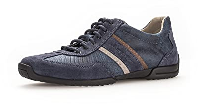 Pius Gabor Herren Sneaker Low,Halbschuhe,recyceltes Futter,zertifiziertes Leder,Wechselfußbett,straßenschuhe,Fjord/Fjord/Midgrey,42 EU / 8 UK