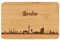 Spruchreif | Frühstücksbrettchen aus Bambus | Brotzeitbrett mit Gravur | Städte Geschenk | Berlin Geschenke | Frühstücksbrettchen Skyline Gravur | Berlin Skyline