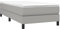 vidaXL Cadre à sommier tapissier en Tissu Gris Clair 80 x 200 cm, lit, Meuble de Couchage, sommier tapissier, Cadre de lit, lit Simple, sommier tapissier, Lits, berceaux