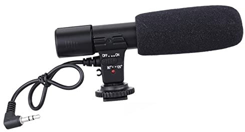 Micrófono estéreo para Nikon D7000 D300s D5100 D5300 D3300 D3200
