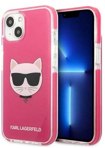 Karl Lagerfeld KLHCP13MTPECPI Hülle für iPhone 13 6,1 hardcase Fuchsie Choupett