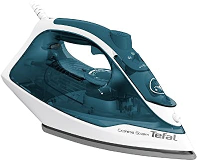 Tefal FV2839E0 iron Dry & Steam iron Cerilium soleplate 2400 W Blue White