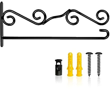 NQ Garden Flag Wall Hanger Indoor & Outdoor Flag Holder for Flag/Banner for Christmas Decoration with Width Smaller Than 13.8 Inch Flags(Without Flag) 1 Pack