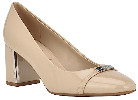 Calvin Klein Damen Unesta Pumps, Taupe 240, 38.5 EU