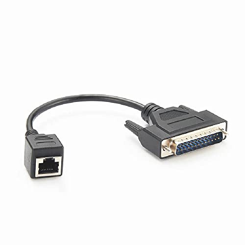 Elecbee Ilda zum Netzwerkkabel DB25-Stecker auf RJ45-Buchse（0.3meter）