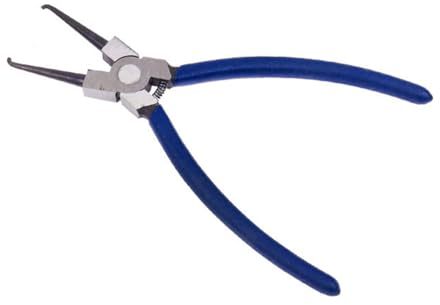 JNNJ 17cm Länge Auto Kraftstoffleitung Entfernung Zange, Kraftstofffilter Klammer Entfernungswerkzeug, Rohrzange für Benzinclip Rohr Schlauchauslöser Trennen(Blau)