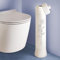 Coopers of Stortford – Toilet Roll Holder with Elegant Rose Décor – Loo Roll Tower, Holds Up to 5 Loo Rolls - Essential Bathroom Storage
