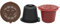 Grendly 3 unidades de cápsulas de espresso rellenables, reutilizables para máquina de café, cápsula reutilizable, cápsula vacía para rellenar
