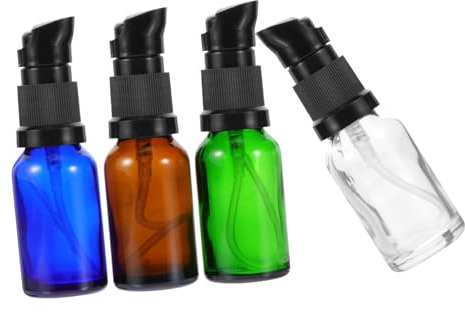 DRESSOOS 20stücke Leere Glasflaschen Für Kosmetik Farbige Reise-lotionen Für Toilettenartikel Und -anwendungen Hochwertigem Material Auslaufsicher Und Tragbar