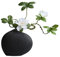 Tischdekoration für Vasen, Keramik-Blumentopf, geometrische Form, Blumenständer aus Keramik, mit falschem Blumenstrauß, kreative und attraktive dekorative Topf-Ornamente, Dekoration