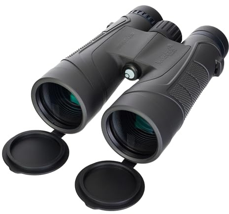 Levenhuk Nitro 12x50 Kompaktes, Leichtes Feldfernglas für Erwachsene | Wasserdicht, mit Tasche und Stativanschluss, BaK-4 Glas, FMC-Optik, für Reisen, Wandern und Vogelbeobachtung