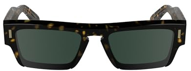Calvin Klein Men's Sunglasses CK24532S - Dark Havana with Solid Green Lens