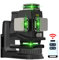 Laser Level, 360 self-Leveling 4D 16-line Green line Laser with Horizontal and Vertical Lines Construction and Picture Hanging, with Magnetic Bracket and 5000mAh Lithium-ion Battery