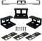 Support sous Bureau, Support pour Ordinateur Portable sous Le Bureau, Support Métallique Multifonctionnel pour Ordinateur Portable/Tablette/Clavier/Routeur, pour Appareils Épaisseur < 3,6cm