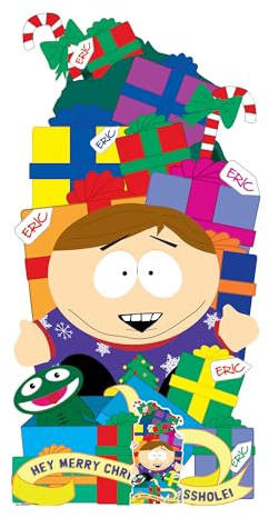 Star Cutouts SC4663 South Park Cartman Stack Life-Size Cardboard Cutout (180cm) – Festive Comedy Display for Parties, Collectors & Fan Spaces