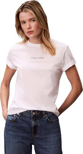 Calvin Klein Damen Ss Multi Logo Classic Tee Lv047c811g Graphic Tees