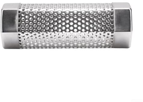 Edelstahl-Grill-Rauchrohr, 15,2 cm, Edelstahl-Rauchrohr mit Bürste, kalter heißer Rauch-Pellet-Grill, sechseckiges Design, Box (1)