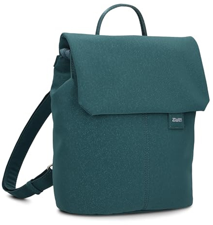 Zwei Damen City-Rucksack Mademoiselle.M MR8 4 Liter weiches Kunstleder, Magnet-Verschlussklappe, Hauptfach mit Reißverschluss, gepolstertes Trennfach für Tablet, Rückenpolsterung