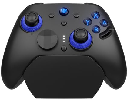 NYXI Controller per PC con TMR Joystick a Tensione Regolabile, ABXY Intercambiabili per Layout PC/Switch, Hall Grilletti Dual-Mode, 1200mAh Batteria, per PC/Switch/iOS/Android/TV, Versione Avanzata