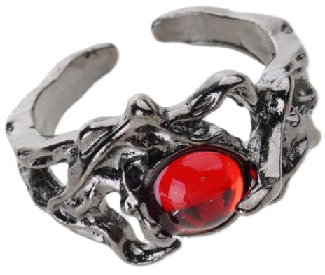 NVOQILIN Kupferringe mit Sonnen-/Mond-Design, verstellbare Passform, Fingerzubehör, Schmuck für Paare, Sonnen-/Mondringe