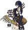 Capcom × B-Side Label Monster Hunter Sticker: Klingenmeisterin [Spio Ausrütstungsset]