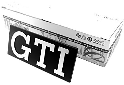 Volkswagen Original VW GTI Front Grill Badge Emblem Chrome Nos - 171853679 GX2