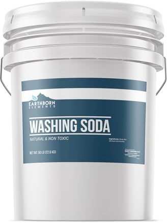 Earthborn Elements Washing Soda (5 Gallon), Soda Ash, Sodium Carbonate, Laundry Booster, Non-Toxic, Hypoallergenic