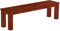 B.R.A.S.I.L.-Möbel Brasilmöbel Sitzbank 160 cm Rio Classico Mahagoni Massivholz aus Pinie, Verschiedene Größen & Farben, ideal für Esszimmer & Küche