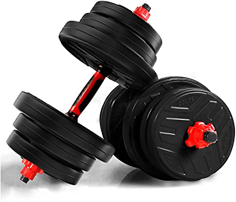 CCLIFE Hanteln Set 2er Kurzhanteln 20 30 40kg Hantelset professionell Dumbbell ohne Verbindungsstahlrohr Gewichten-ZERRO