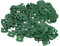 Plastic Greenhouse Twist Clips, Shading Fixing Clips, Washers for Aluminium Greenhouse Insulation Bubble Netting Shading Fixing Fastener Kit (Green 50PCS Clips+50PCS Washer+50PCS L Extenders)