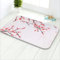 LIVILAN Tapis de bain fleur rose 61 x 40,6 cm pour salle de bain