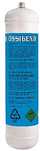 Bouteille d'oxygène 110 bar 1L