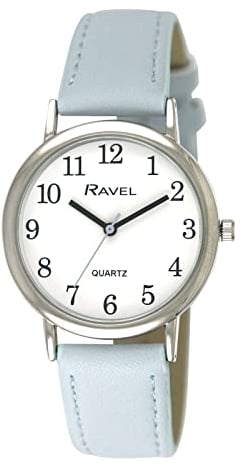 Ravel - Reloj de Mujer para Diario de Colores Pastel (Caja de 36 mm) - Cuarzo Analógico - R0137.06.1 - Azul