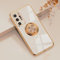 Rokmym Huawei P40 pro Hülle,Weiche Silikon Handyhülle mit 360 Grad Ring Ständer für Magnetische Autohalterung Metallrahmen Case Cover für Huawei P40 pro