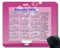YENDOSTEEN 2024 Kalender,Gaming Mousepad, Hintergrund -Beulen Licht Mauspads mit genähten Kanten