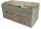 21SHOP® Batteria gel camper barca auto trattore camion 12V 120Ah pannelli solari scarica lenta kit solare 34 x 17 x 17