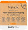 NIYOK Feste Gesichtsreinigung, Marulaöl, 80g (3er Pack)